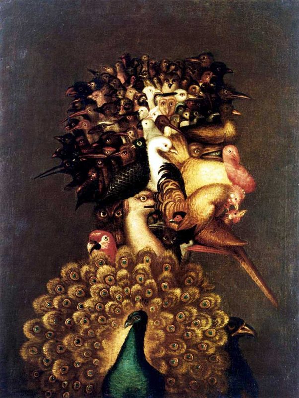 Arcimboldo. Aria, 1566. Tecnica: Olio su tela, 74.5 x 56 cm. Collezione privata