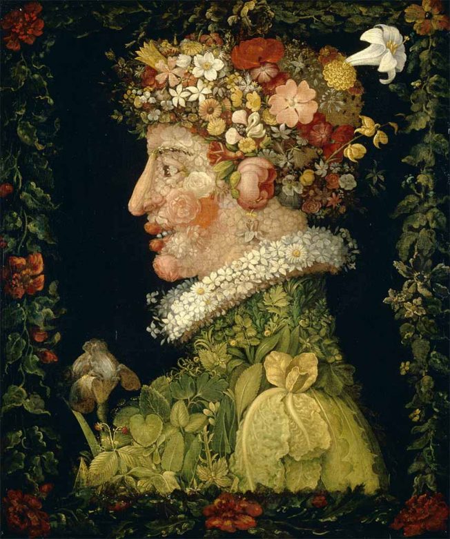 Arcimboldo. Primavera, 1563. Quattro Stagioni