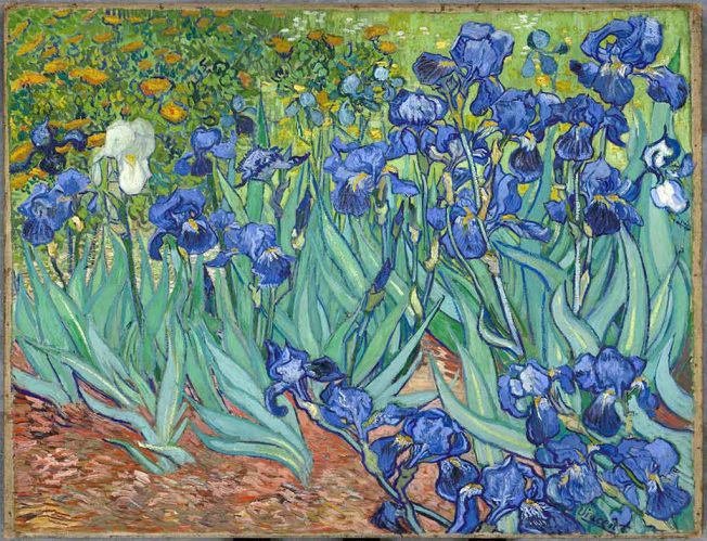 van Gogh. Iris, 1889. Tecnica: Olio su tela, 71×93 cm. J. Paul Getty Museum, Los Angeles