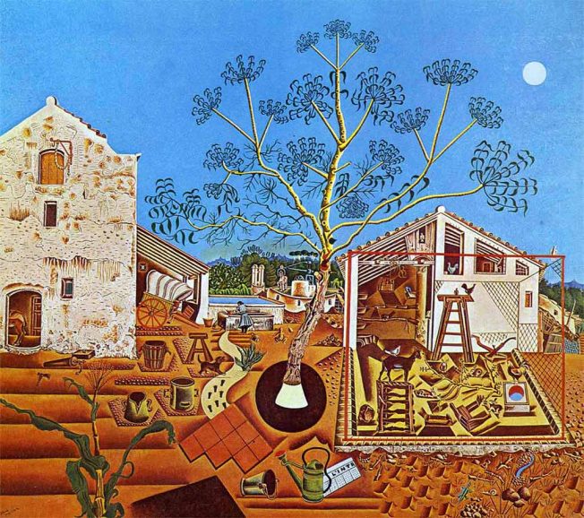 Mirò. La Fattoria, 1921-1922. Tecnica: Olio su Tela